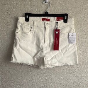 GUESS Women's White Denim Shorts